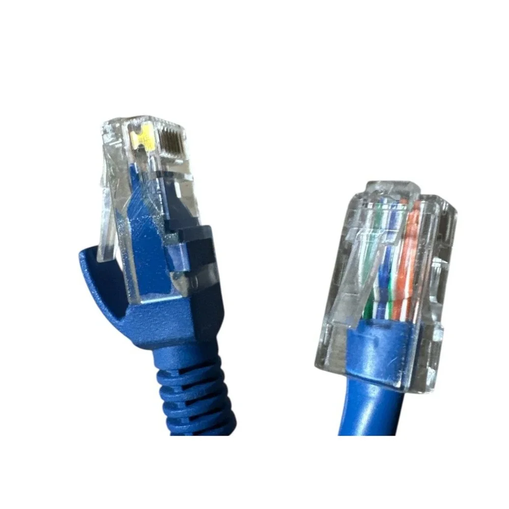 CAT5e Blue Ethernet Cables Lot of 3 -  4FT /‎ 5FT Internet LAN Data Transfer